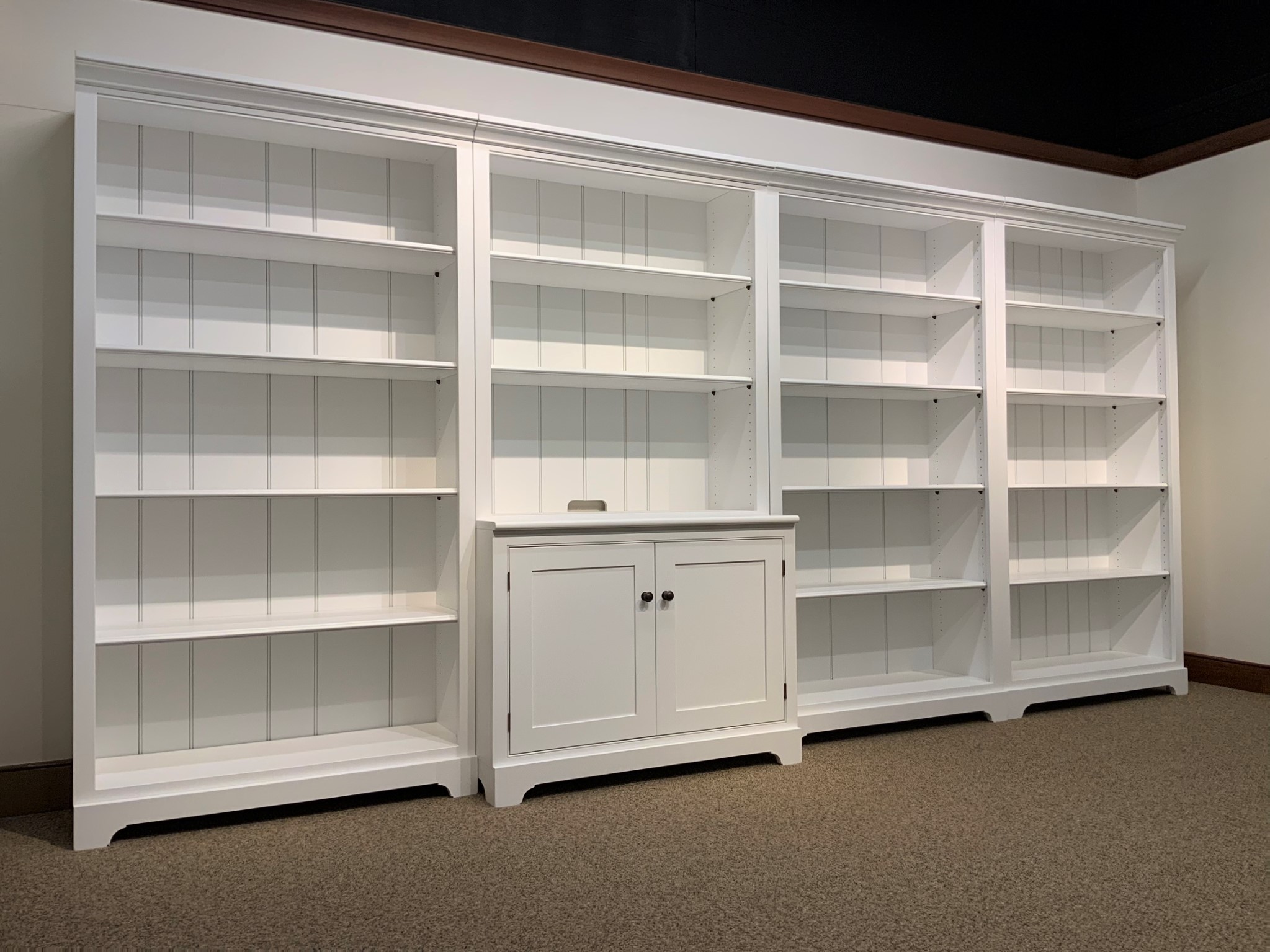 large bookshelf units